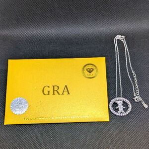 New Moissanite Boy Pendant W/ cable chain 0.83ct D Color GRA 18–20inch Chain